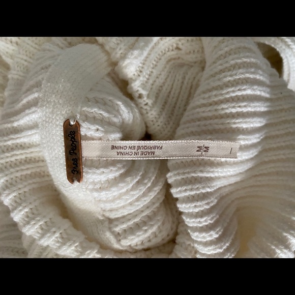 Free People Swing Layered Knit Sweater Classic Coquette Balletcore Lagenlook - Picture 4 of 5